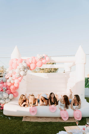 Ultimate Luxury Party Decoration with Bounce House, Balloon Garlands, Backdrop Rentals, Kitchen Stock Up and More image 2