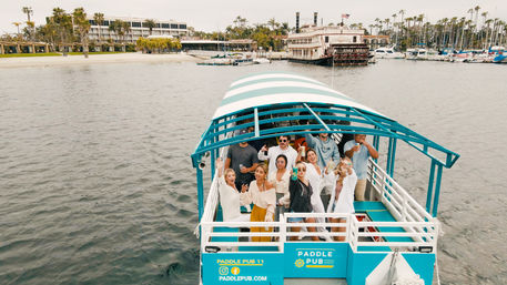 Mission Bay BYOB Paddle Pub Captained Tour (Up to 26 Passengers) image 11