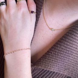 Effortless Elegance with 14K Gold/Silver “Permanent” Jewelry Party, On-Site or In-Studio image 2