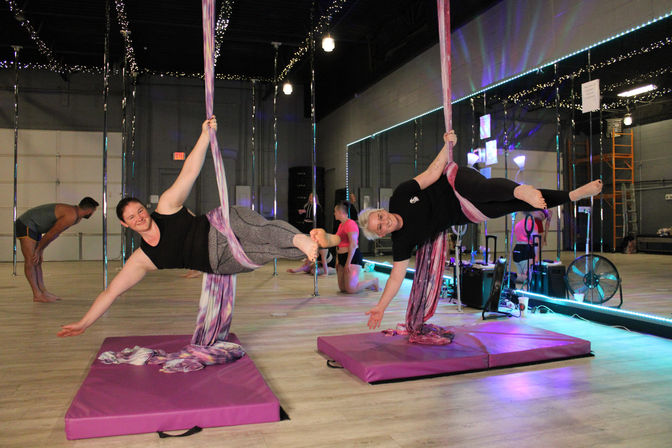 Aerial Silk Party: Fly, Pose & Celebrate in the Air with Your Group image 1