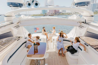 Yacht Vibes Only: Private Palm Beach Tiki Charter with Captain, BYOB & Sandbar Cruise image 3
