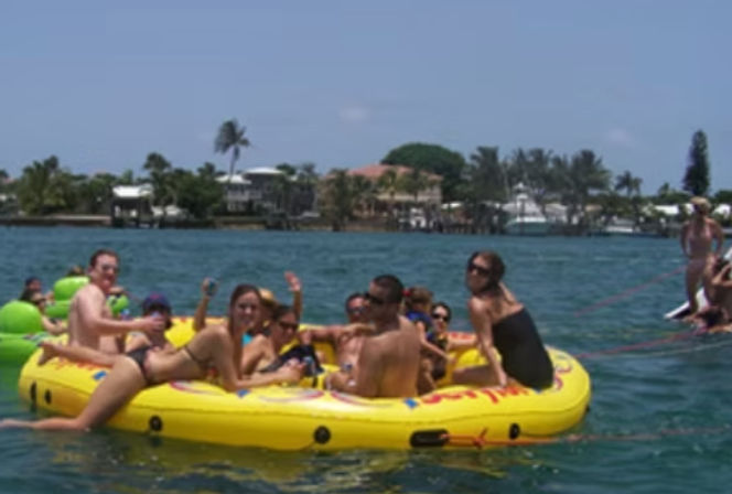 Yacht Vibes Only: Private Palm Beach Tiki Charter with Captain, BYOB & Sandbar Cruise image 6