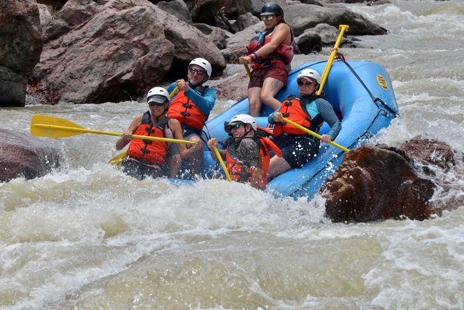 Whitewater Rafting: 1/2 Day Royal Gorge, World Class Rapids image 9