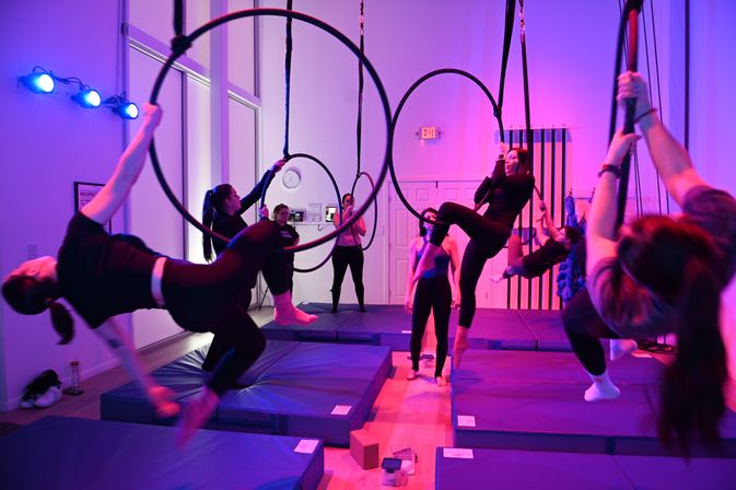 Private Aerial Arts Class at soFly Social ATX (Beginner-Friendly) image 8