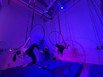 Beginner-Friendly Aerial Fitness Class with Celebratory Champagne & Chocolate Toast image 7