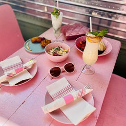 Casa Florida Bottomless Brunch in Pink Jungle-Style Outdoor Bar image 3