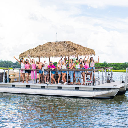 Tipsy Turtle Tiki Tour Booze Cruise with Certified Captain, Personal Bartender, and Professional Sound System image 2