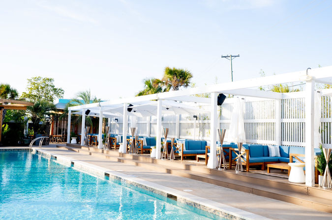 The Wonderer Charleston: Private Poolside Cabana Experience at an Adults-Only Resort Club image 1