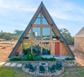 Insta-Worthy Modern A-Frame Near Gruene, Rivers & Whitewater Amphitheater image 1
