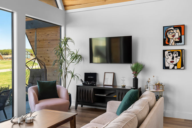 Insta-Worthy Modern A-Frame Near Gruene, Rivers & Whitewater Amphitheater image 7