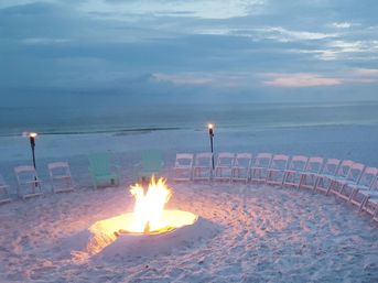 Beachside Dinner Experience with Bonfire Setup: Full-Service, Upscale Catering & Decor Options image 6