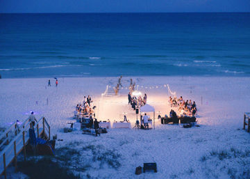 Beachside Dinner Experience with Bonfire Setup: Full-Service, Upscale Catering & Decor Options image 12