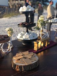 Beachside Dinner Experience with Bonfire Setup: Full-Service, Upscale Catering & Decor Options image 9