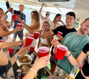 Sunset Sails & Chill Vibes: BYOB Party Boat with Captain & Crew image 4