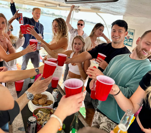 Sunset Sails & Chill Vibes: BYOB Party Boat with Captain & Crew image 4