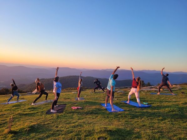 Mountaintop Sunset Yoga Hiking Adventure image 12