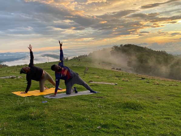 Mountaintop Sunset Yoga Hiking Adventure image 3