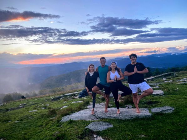 Mountaintop Sunset Yoga Hiking Adventure image 8