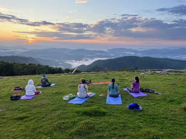 Mountaintop Sunset Yoga Hiking Adventure image 9