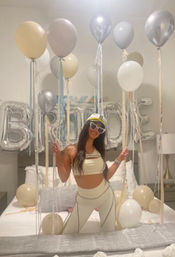 Insta-Worthy Decorations: Balloon Styling & Setup with Backdrop and Custom Bed Surprise image 8