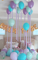 Insta-Worthy Decorations: Balloon Styling & Setup with Backdrop and Custom Bed Surprise image 4