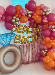 Insta-Worthy Decorations: Balloon Styling & Setup with Backdrop and Custom Bed Surprise image