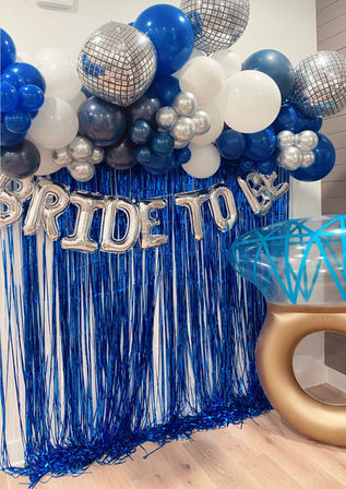 Insta-Worthy Decorations: Balloon Styling & Setup with Backdrop and Custom Bed Surprise image 9