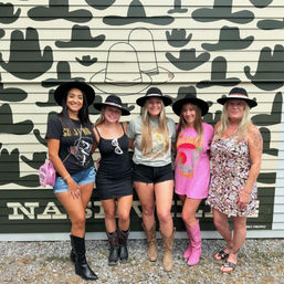 Custom Hat Bar in Grammy Recording Studio with Mural for Photo-Ops - BYOB image