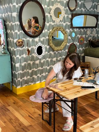 Custom Hat Bar in Grammy Recording Studio with Mural for Photo-Ops - BYOB image 19