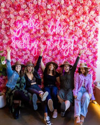 Custom Hat Bar in Grammy Recording Studio with Mural for Photo-Ops - BYOB image 11