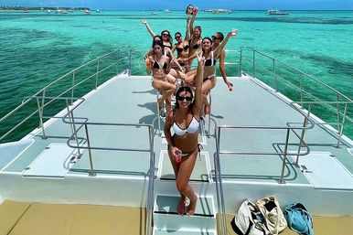 Private Catamaran Cruise with Slide & Unlimited Drinks image 11
