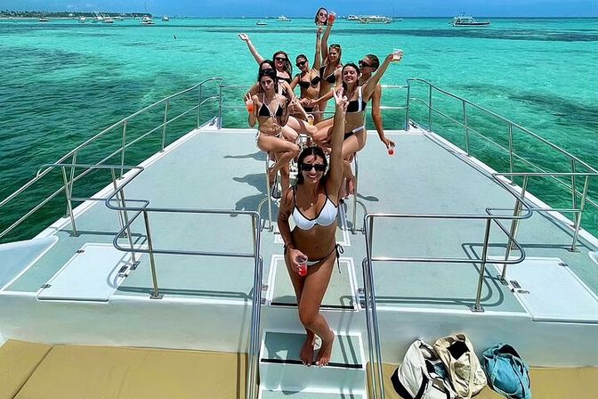 Private Catamaran Cruise with Slide & Unlimited Drinks image 11