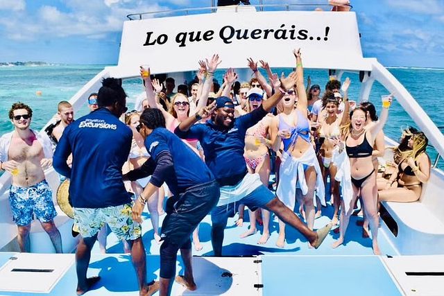 Private Catamaran Cruise with Slide & Unlimited Drinks image 4