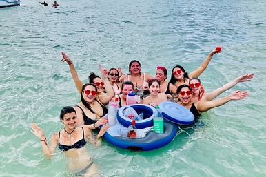 Private Catamaran Cruise with Slide & Unlimited Drinks image 7