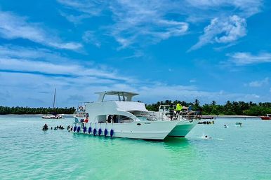 Private Catamaran Cruise with Slide & Unlimited Drinks image 2
