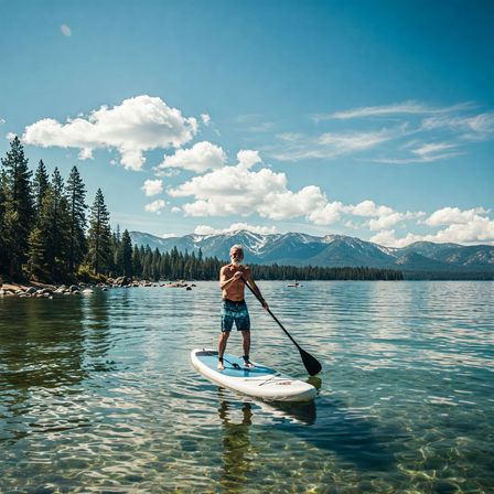 Ultimate Outdoor Experience: Paddleboarding on Lake Tahoe image 3