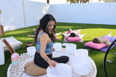 Luxury Private Sound Bath Session with Yoga Mats Provided image