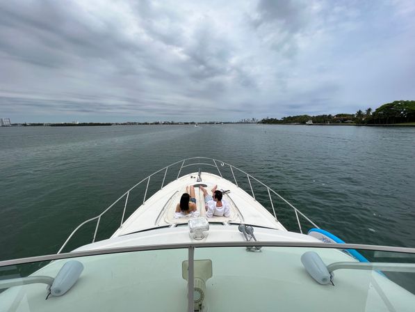 Private 48' Flybridge Yacht Charter (Up to 12 People) image 3