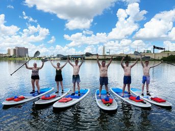 Epic Paddle-Boarding or Kayaking Adventure with City Skyline Backdrop and Gorgeous Lake image 13