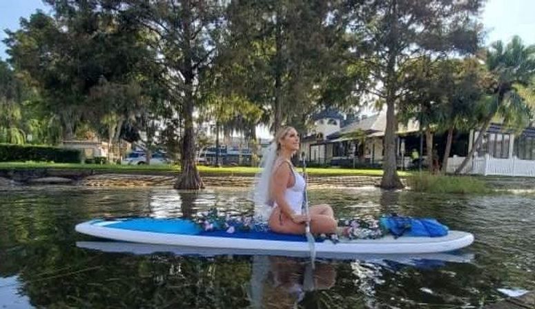 Epic Paddle-Boarding or Kayaking Adventure with City Skyline Backdrop and Gorgeous Lake image 3