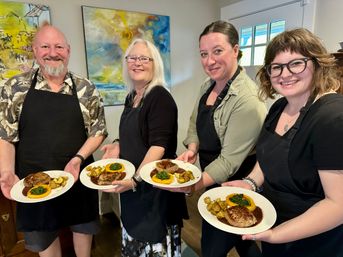 Healthy French Cooking Class + Meal with Celebrity Chef OR Private chef Service image 14