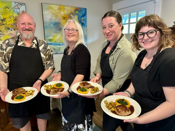 Healthy French Cooking Class + Meal with Celebrity Chef OR Private chef Service image 14