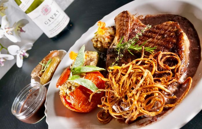Healthy French Cooking Class + Meal with Celebrity Chef OR Private chef Service image 1