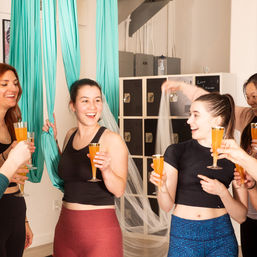Celebrate with a Custom Aerial Yoga Party (up to 16 people) at One of our Four Studios image 7