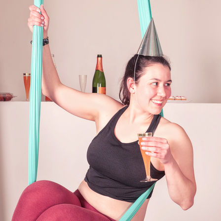 Celebrate with a Custom Aerial Yoga Party (up to 16 people) at One of our Four Studios image 5