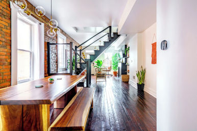 Jungalow: Bold, Plant-Filled Stay with Backyard in Heart of Columbus image 65