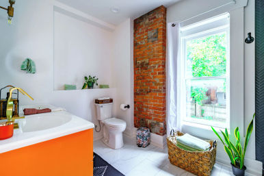 Jungalow: Bold, Plant-Filled Stay with Backyard in Heart of Columbus image 34