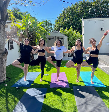 Bad Girls Yoga: Sarasota’s Namaste then Rosè Class, Yoga Mat, Rosé & Aromatherapy Included! image 2