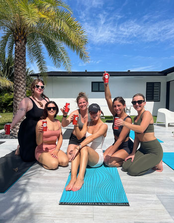Namaste then Rosé with Bad Girls Yoga: Yoga Mat, Rosé and Aromatherapy Included image 24