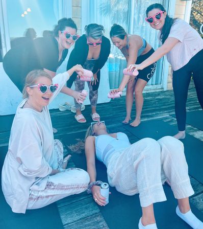 Namaste then Rosé with Bad Girls Yoga: Yoga Mat, Rosé and Aromatherapy Included image 22